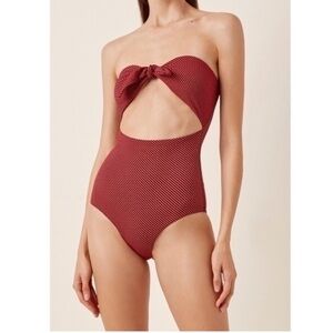 Onia Marie Cutout One Piece Swimsuit